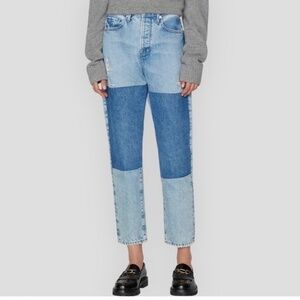 Frame High Rise Straight Leg Jeans Size 25